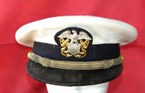 Bellissimo berretto da ufficiale U.S. NAVY  seconda guerra mondiale n.1